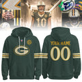 Green Bay Packers Custom Name Number Hoodie