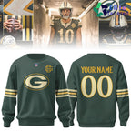 Green Bay Packers Custom Name Number Sweatshirt