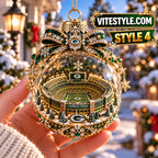 Green Bay Packers Lambeau Field Stadium Christmas Ornament