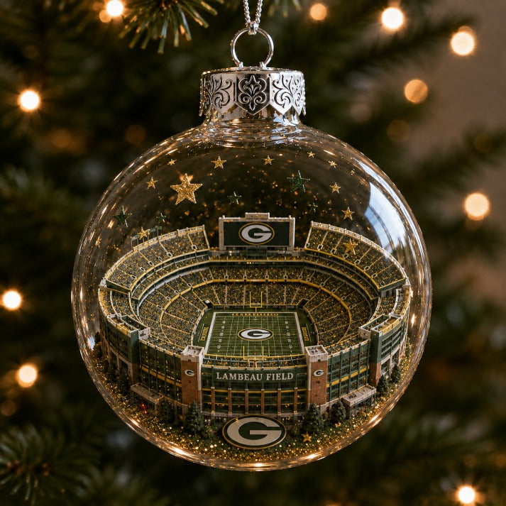 Green Bay Packers Lambeau Field Stadium Christmas Ornament