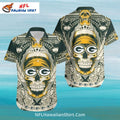 Green Bay Packers Skull Design Aloha Shirt – Edgy Fan Apparel