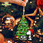 Green Bay Packers Snoopy Peanuts Custom Christmas Ornament Xmas Tree Decorations