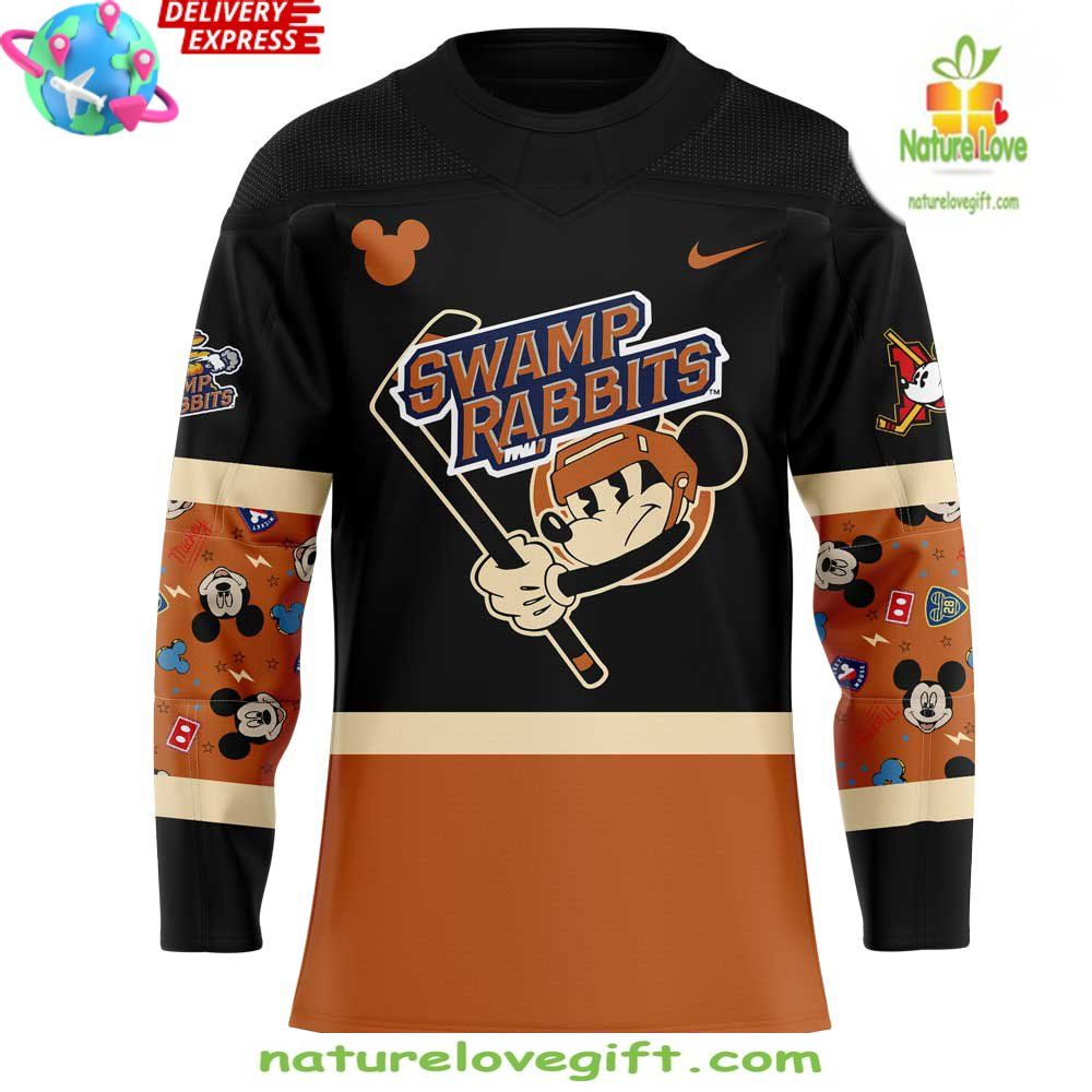 Greenville Swamp Rabbits Hockey Jersey Mickey & Friends Special Edition