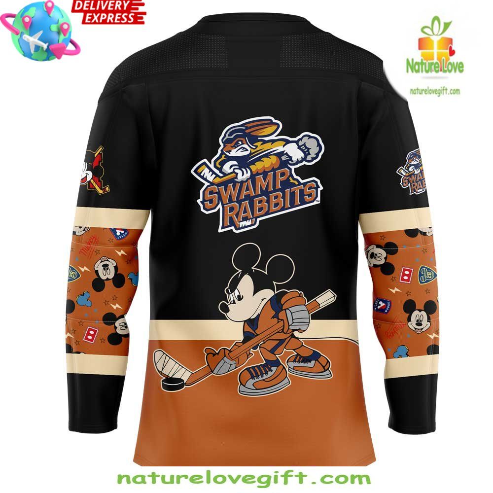 Greenville Swamp Rabbits Hockey Jersey Mickey & Friends Special Edition