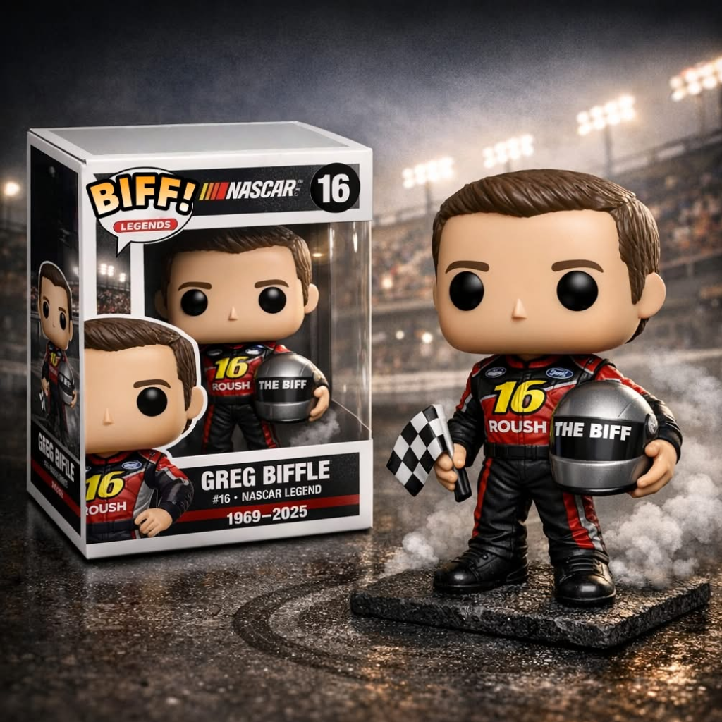 Greg Biffle NASCAR Legend Pop Figure! Doll