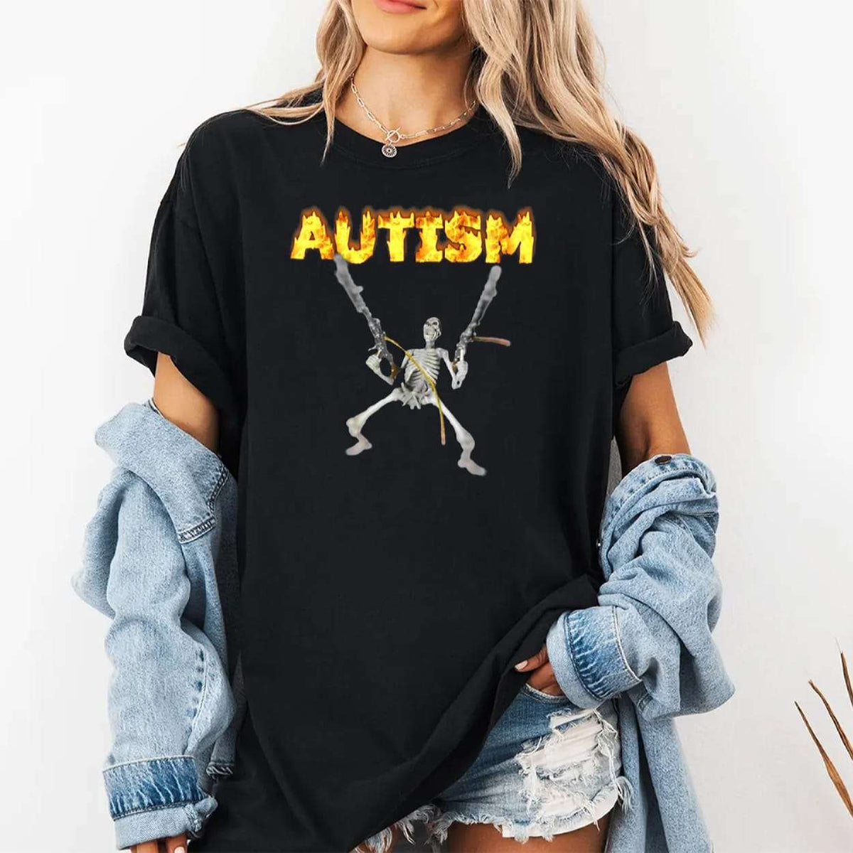 Greta Thunberg Autism Skeleton Meme Shirt