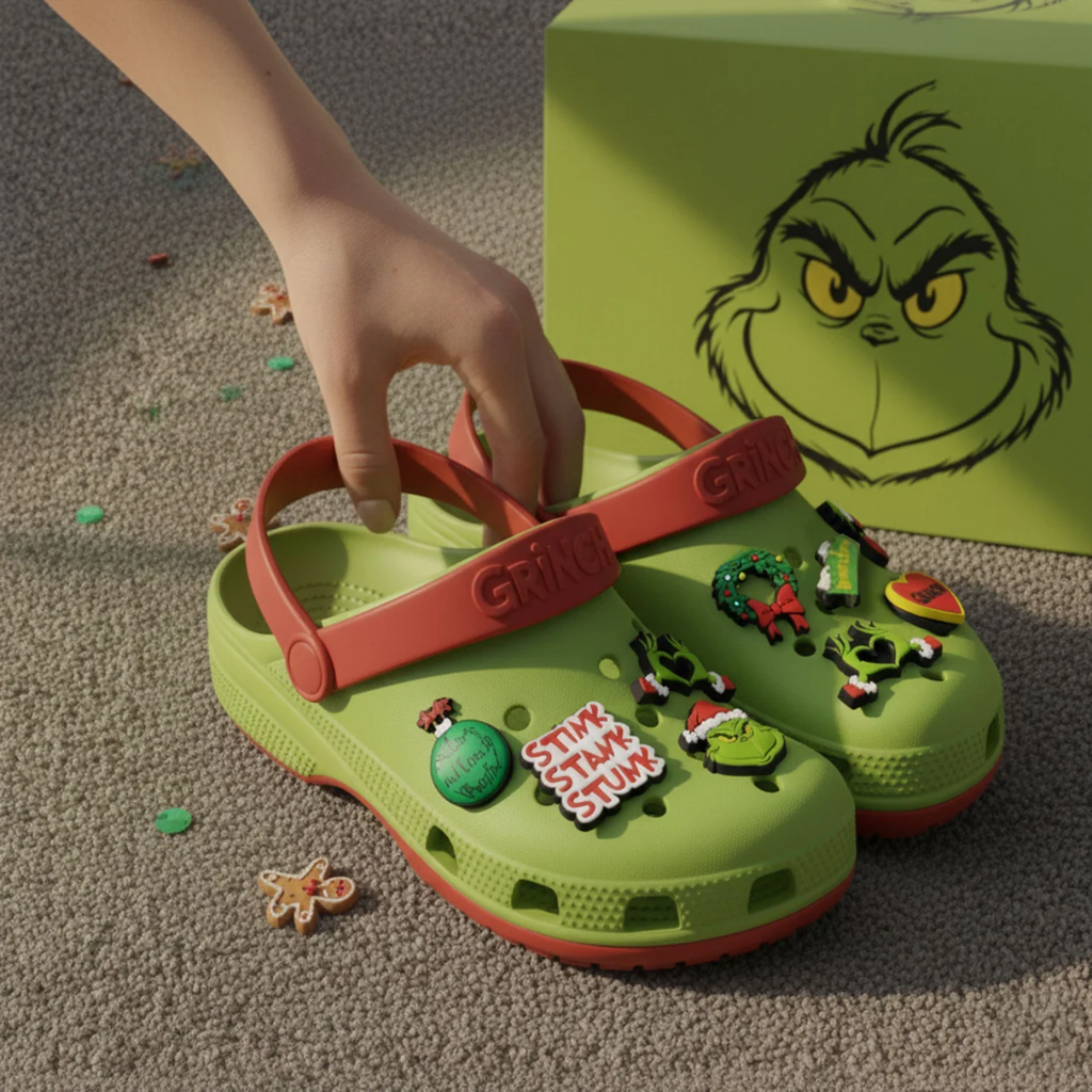RARE Grinch Croc Charms