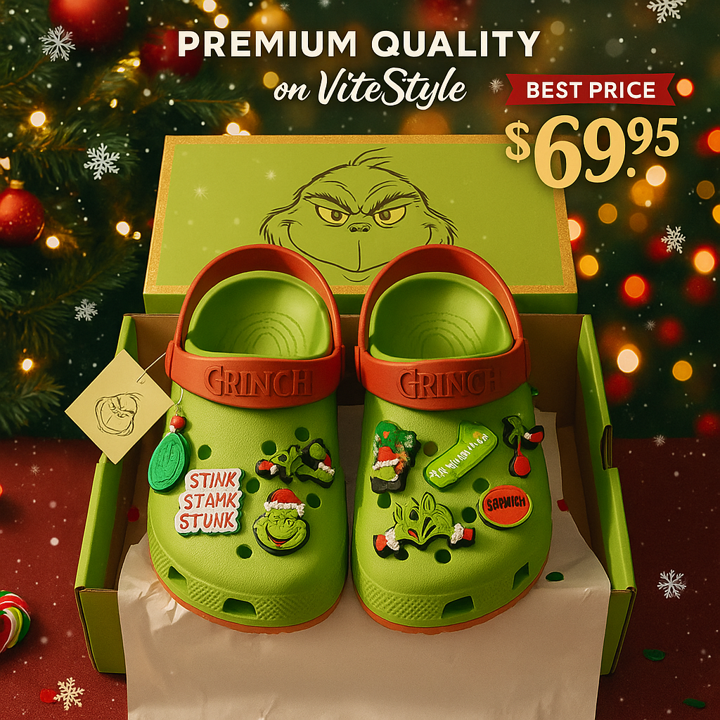 RARE Grinch Croc Charms