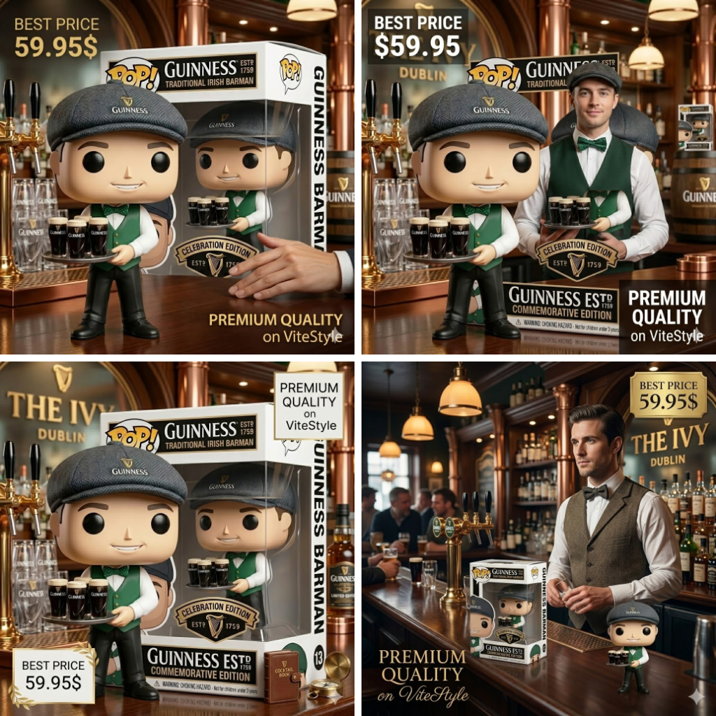 Guinness Themed Irish Pub Commemorative Pop!