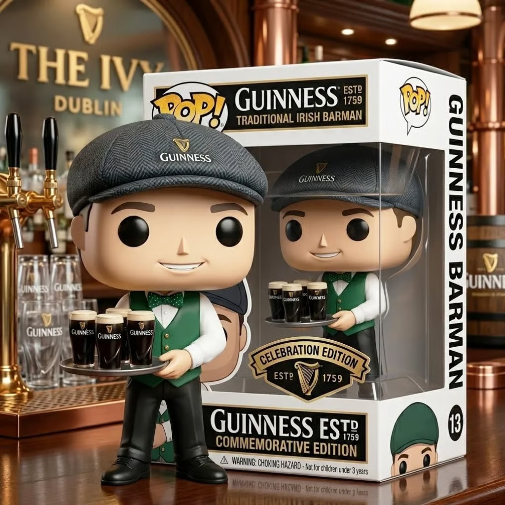 Guinness Themed Irish Pub Commemorative Pop!