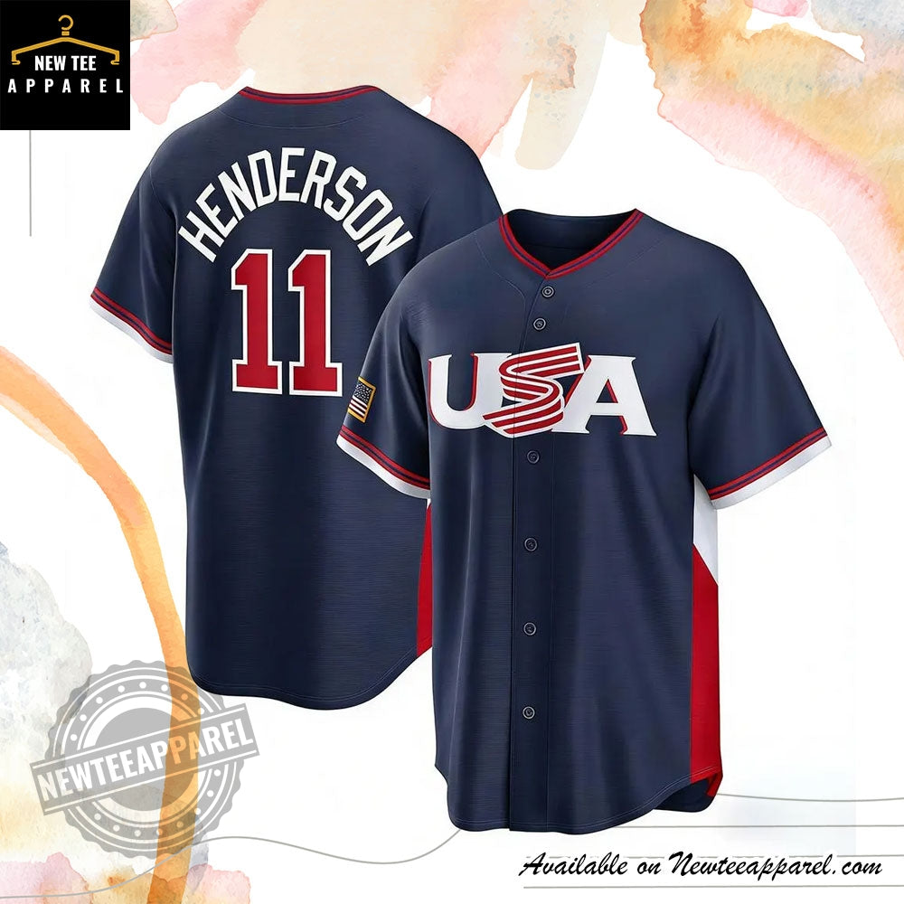 Gunnar Henderson Team Usa Baseball Jersey