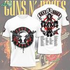 Guns N’ Roses 2026 World Tour 3D Graphic T-Shirt Version 3