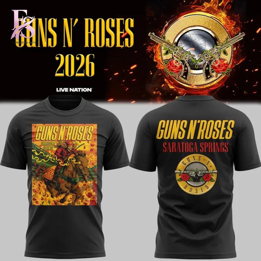 Guns N’ Roses Saratoga Springs NY Event Shirt