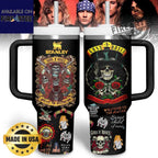 Guns N’ Roses Stanley Cup 40 oz Tumbler With Handle