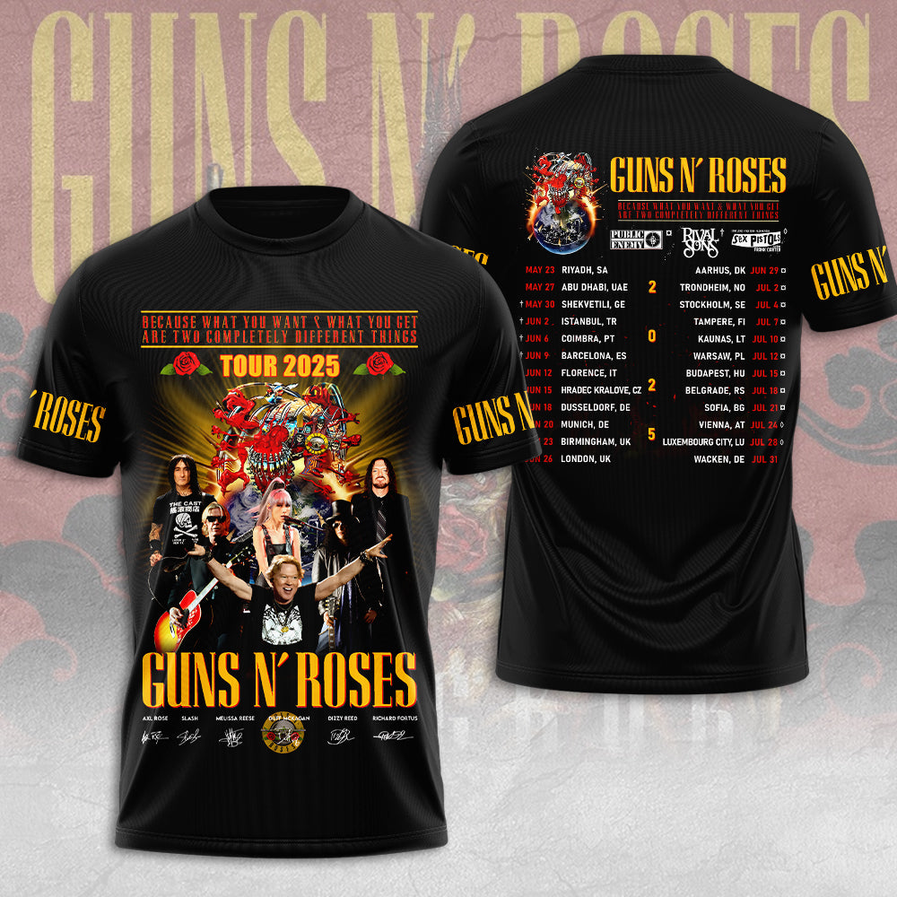 Guns N’ Roses 3D Apparel – MAITM 10481