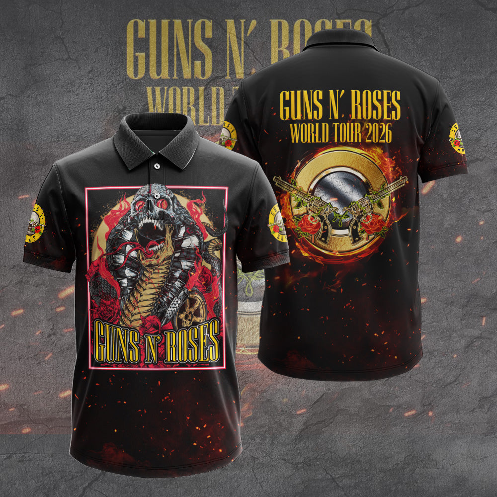 Guns N’ Roses Tour 2026 3D Apparel – GNE6325