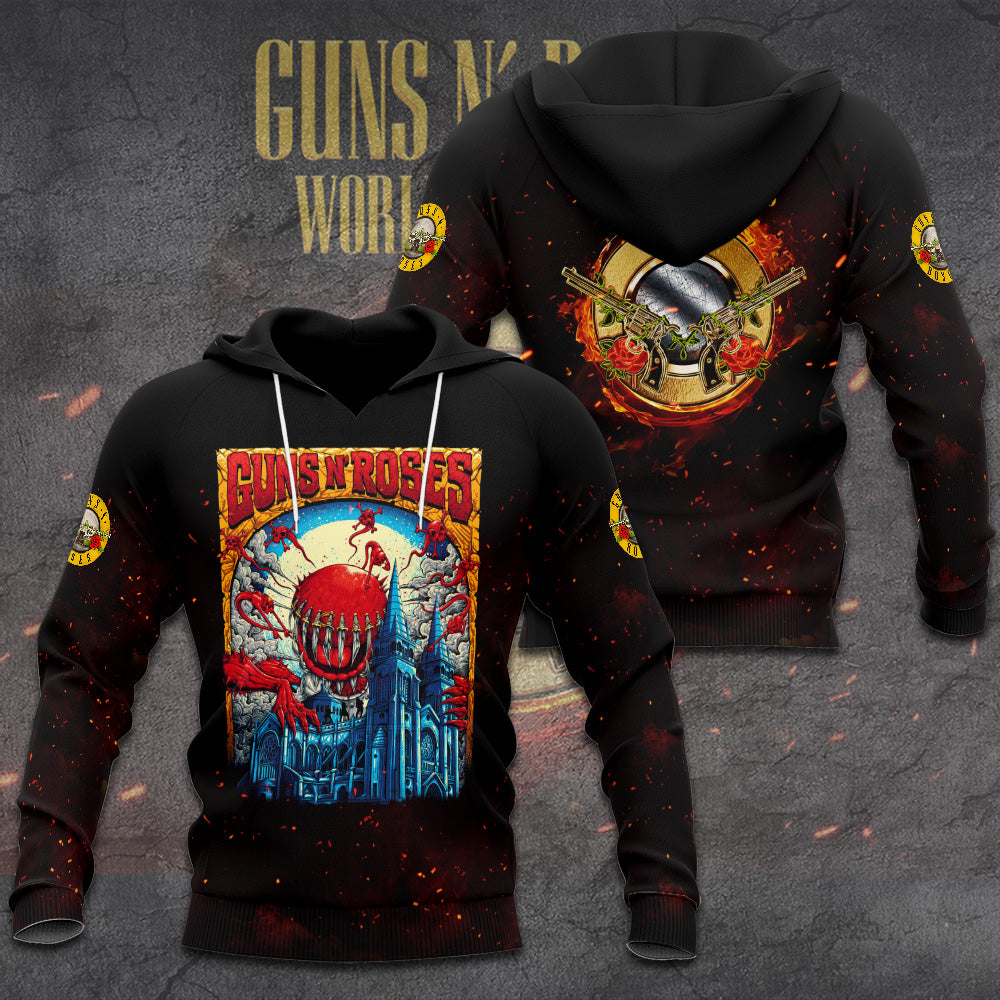 Guns N’ Roses Tour 2026 3D Apparel – GNE6327