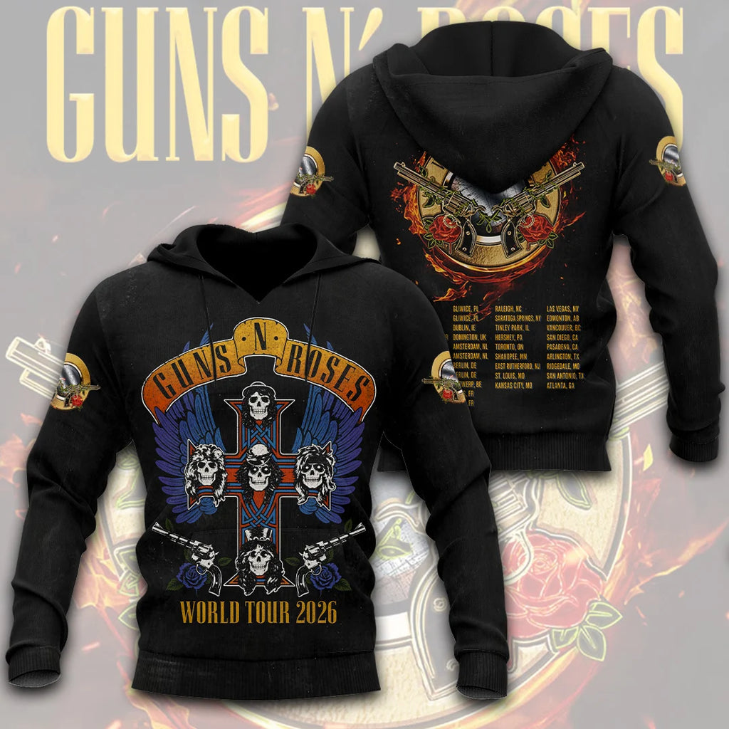 Guns N’ Roses 2026 3D Apparel – GNE8202