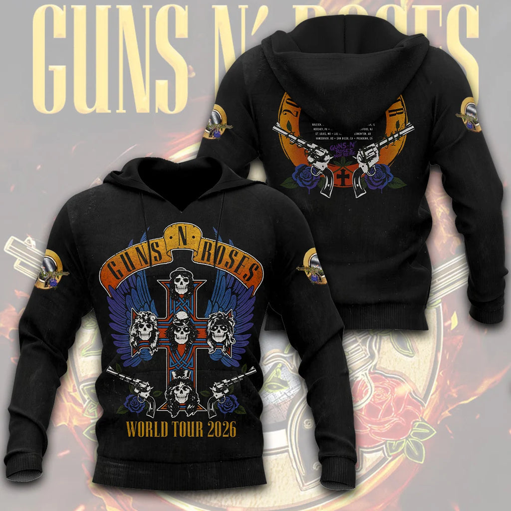 Guns N’ Roses 2026 3D Apparel – GNE8203