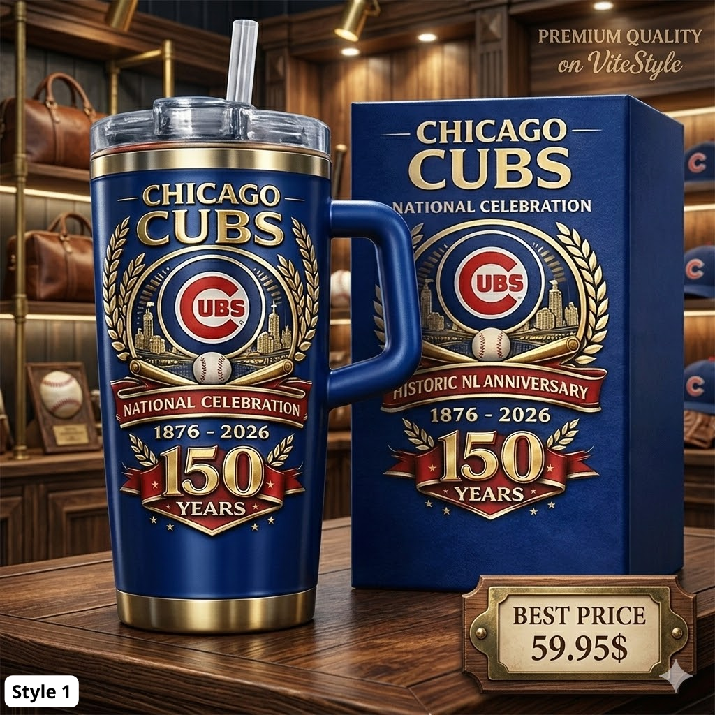 HOT Chicago Cubs 150th anniversary Stanley YETI Tumbler
