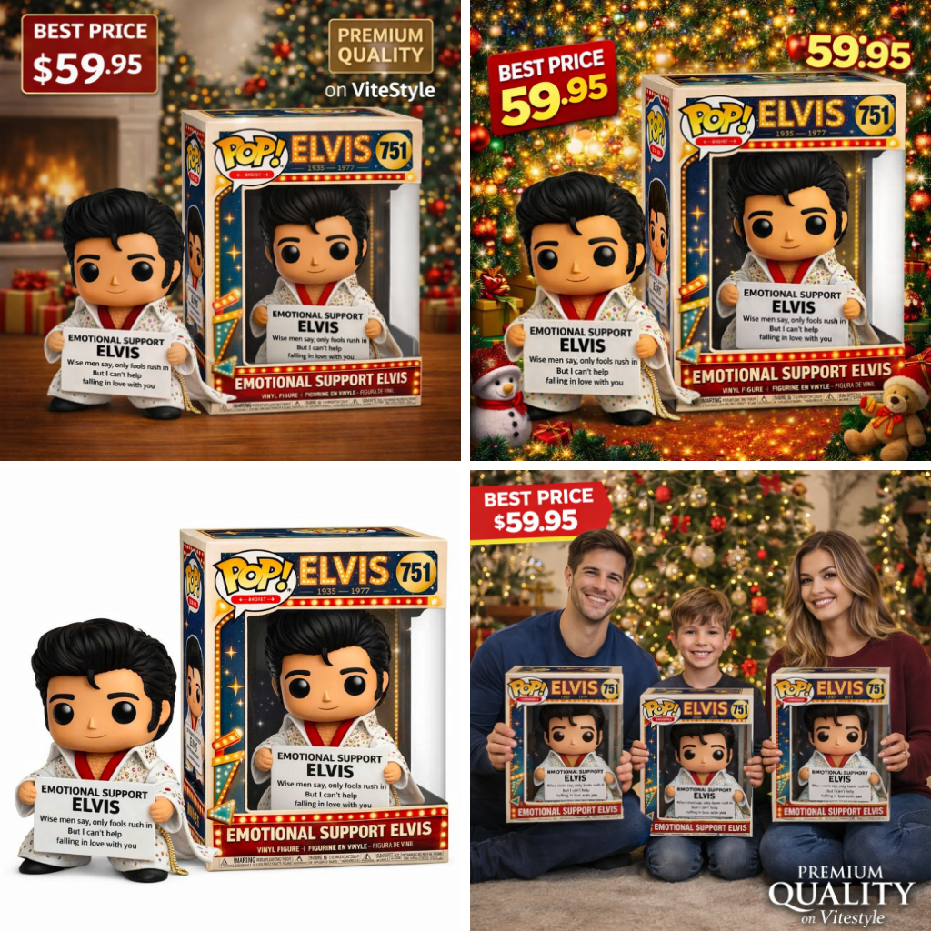 HOT Elvis Presley Emotional Support Pop! Doll