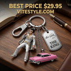 HOT Elvis Presley The King Keychain