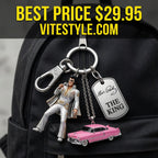 HOT Elvis Presley The King Keychain