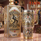 HOT Elvis Presley Tumbler with Handle