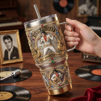 HOT Elvis Presley Tumbler with Handle