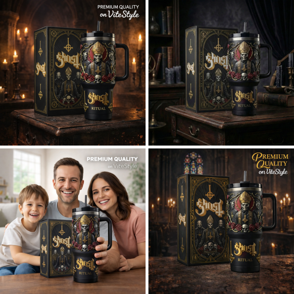 HOT Ghost Ritual Papa Emeritus Tumbler