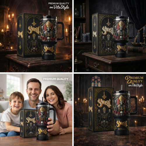 HOT Ghost Ritual Papa Emeritus Tumbler