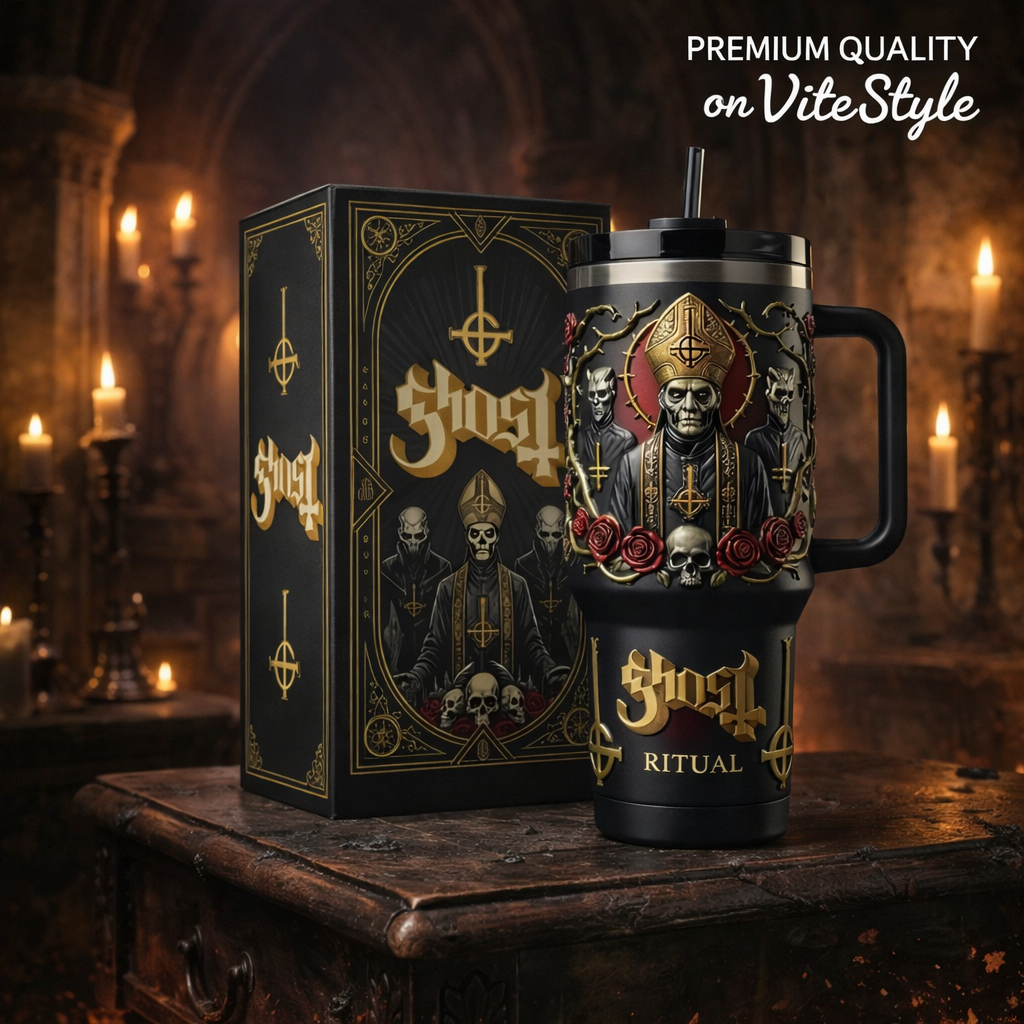 HOT Ghost Ritual Papa Emeritus Tumbler