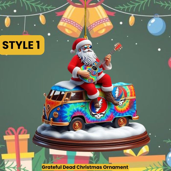 Grateful Dead Phil Lesh Christmas Ornament