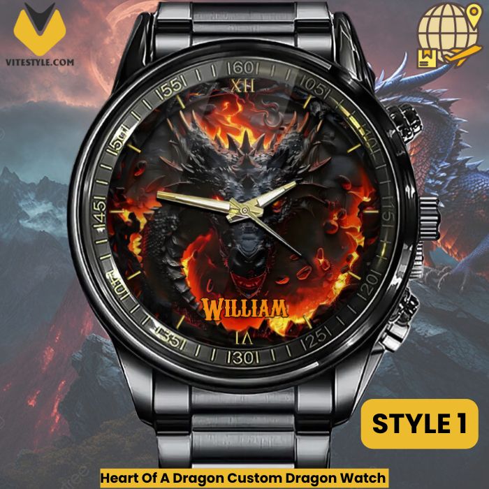 Heart Of A Dragon Custom Dragon Watch