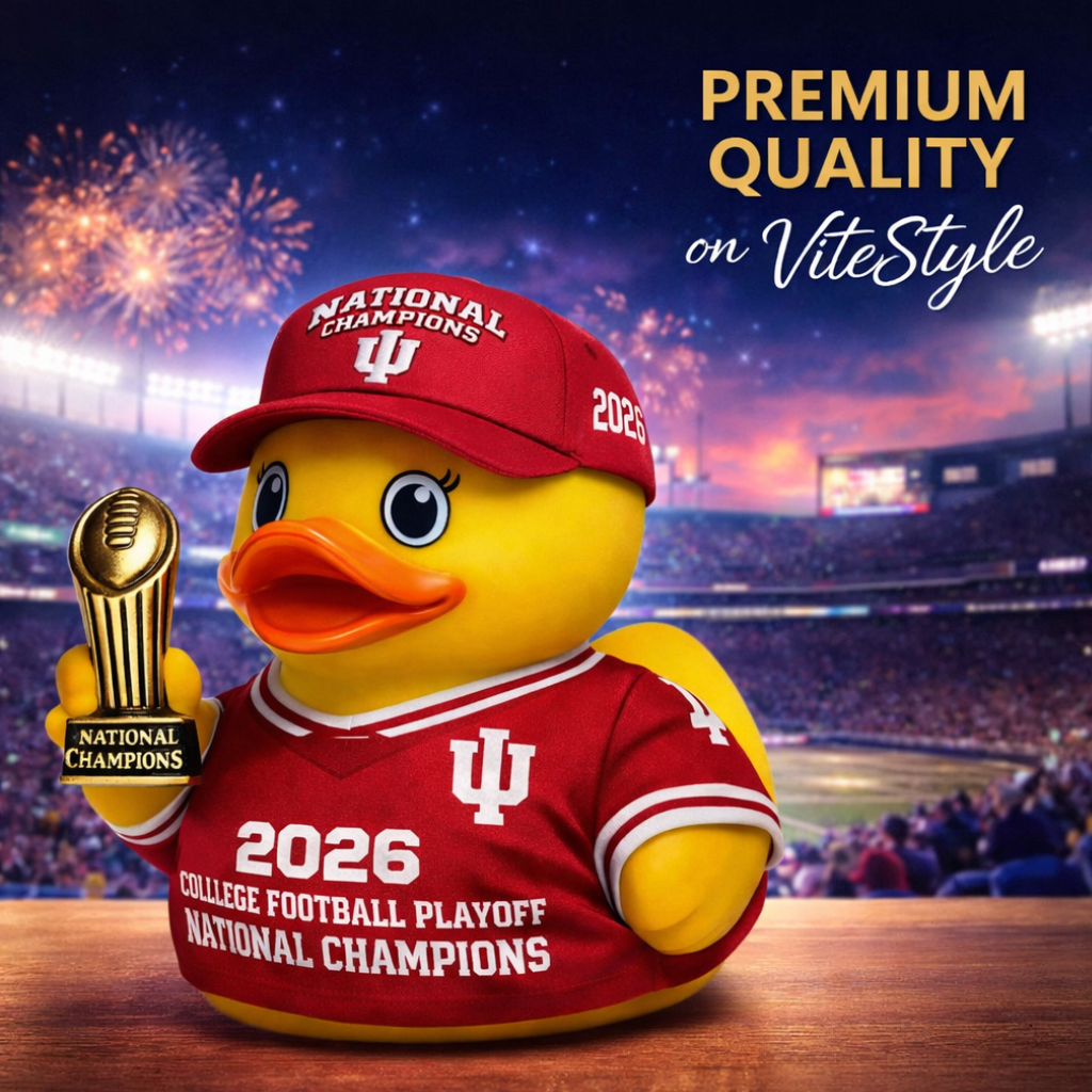 BEST Indiana Hoosiers 2026 Champions Rubber Duck
