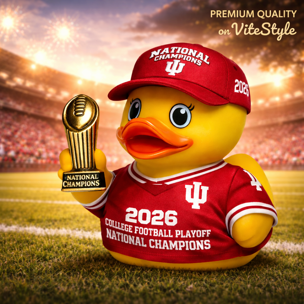 BEST Indiana Hoosiers 2026 Champions Rubber Duck
