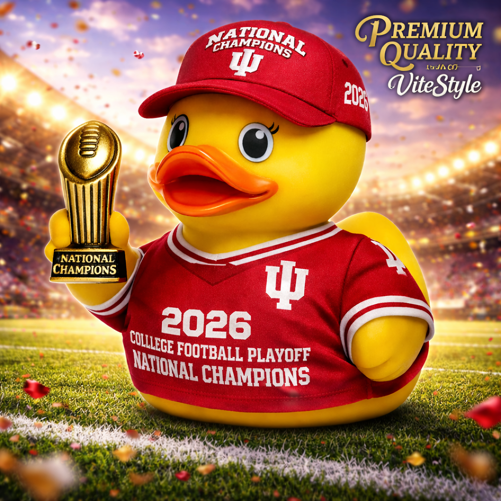 BEST Indiana Hoosiers 2026 Champions Rubber Duck