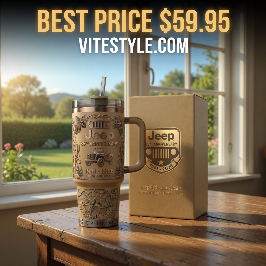 HOT Jeep 85th Anniversary Commemorative Tumbler