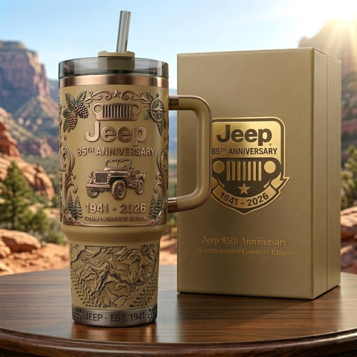 HOT Jeep 85th Anniversary Commemorative Tumbler