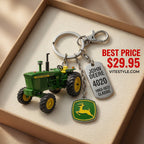 HOT John Deere 4020 Tractor Keychain