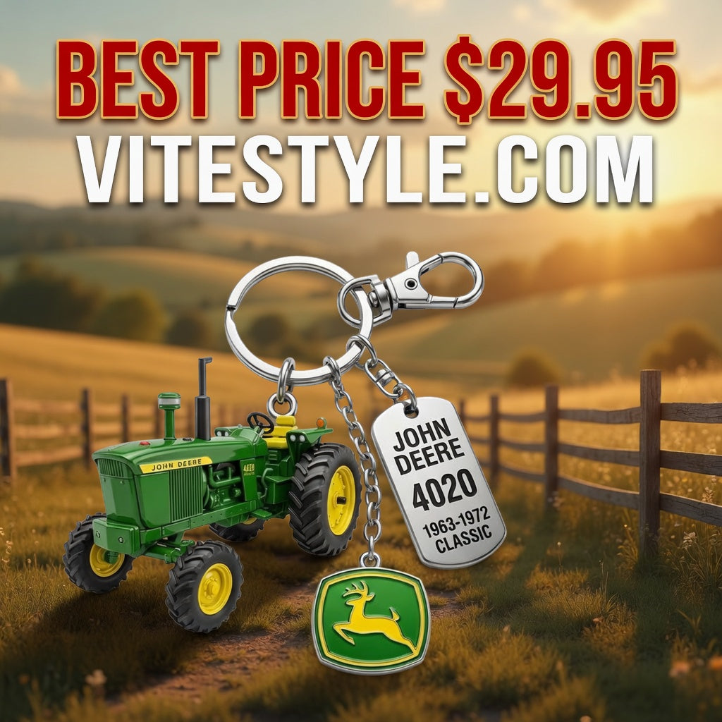 HOT John Deere 4020 Tractor Keychain