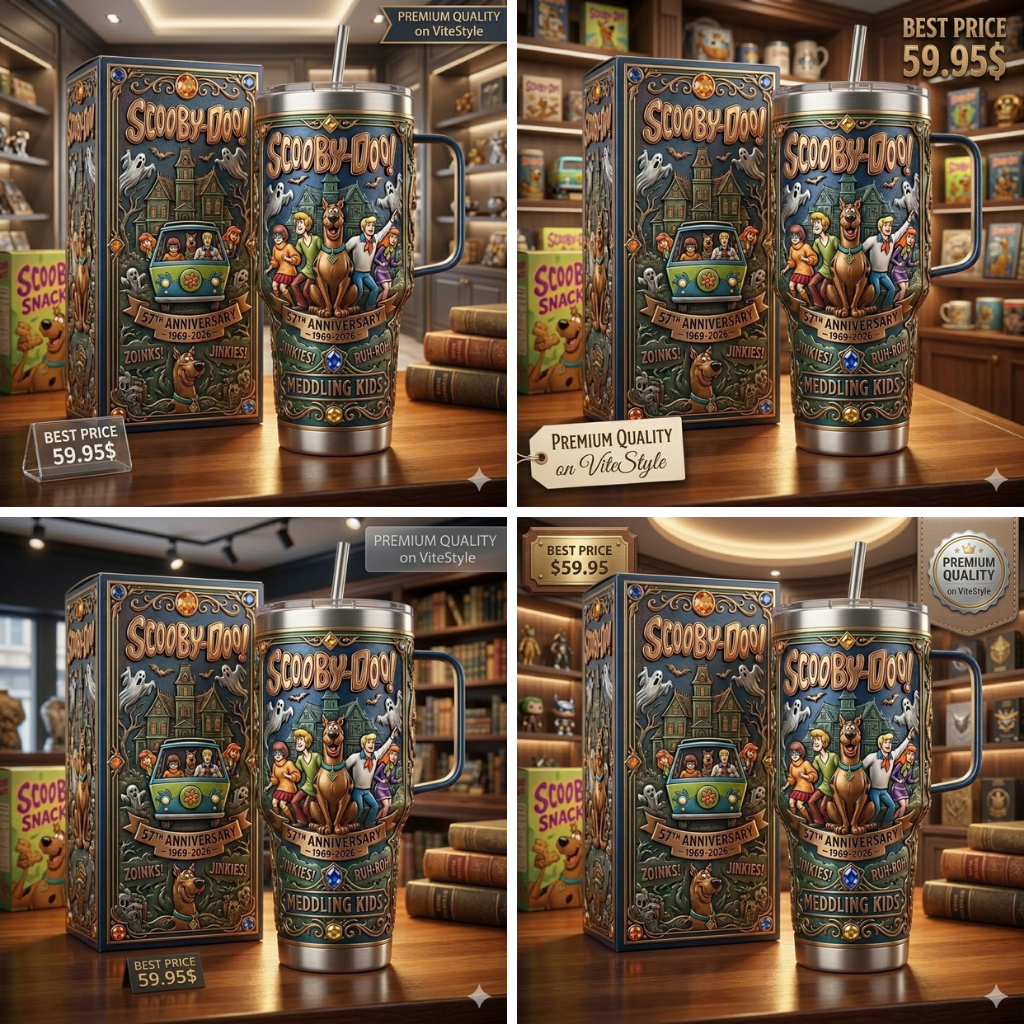 HOT Scooby-Doo 40oz Tumbler With Handle