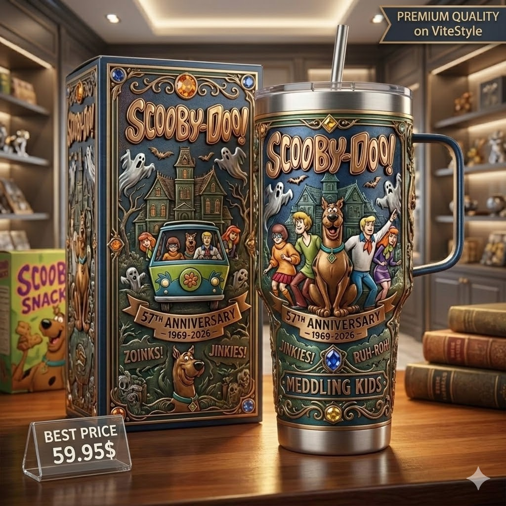 HOT Scooby-Doo 40oz Tumbler With Handle