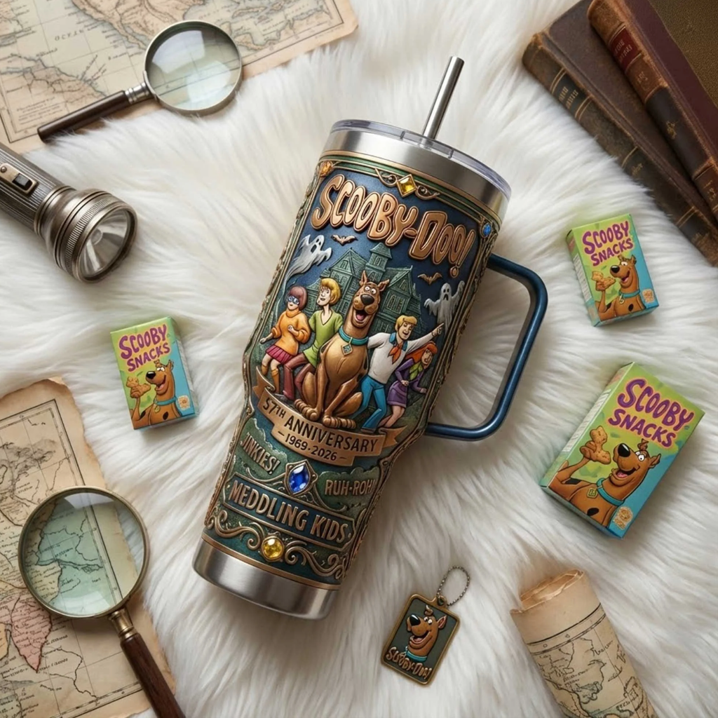 HOT Scooby-Doo 40oz Tumbler With Handle