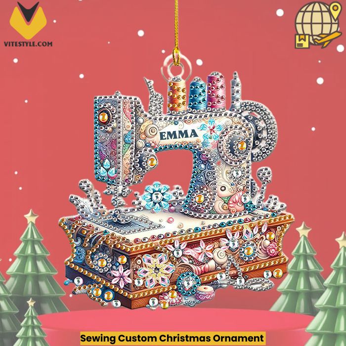 Sewing Custom Christmas Ornament