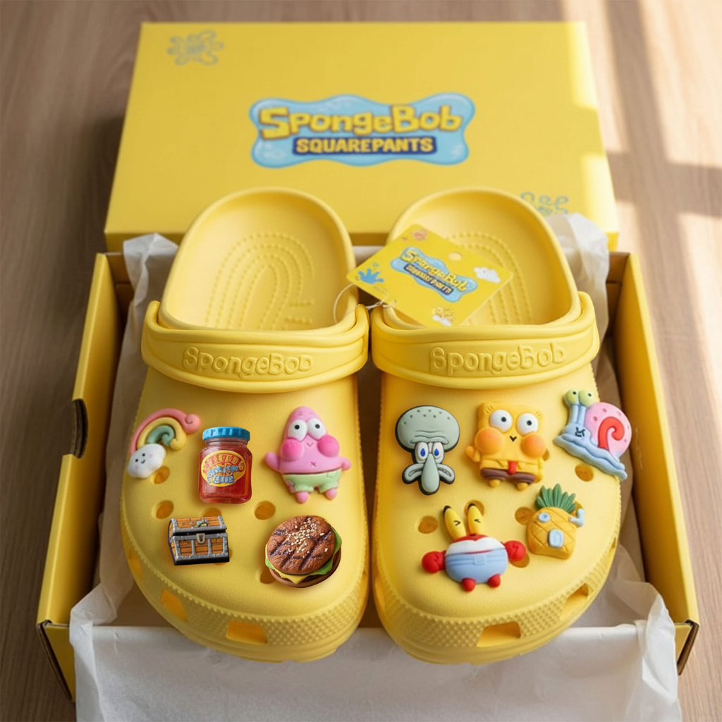 HOT Spongebob Crocs Charms