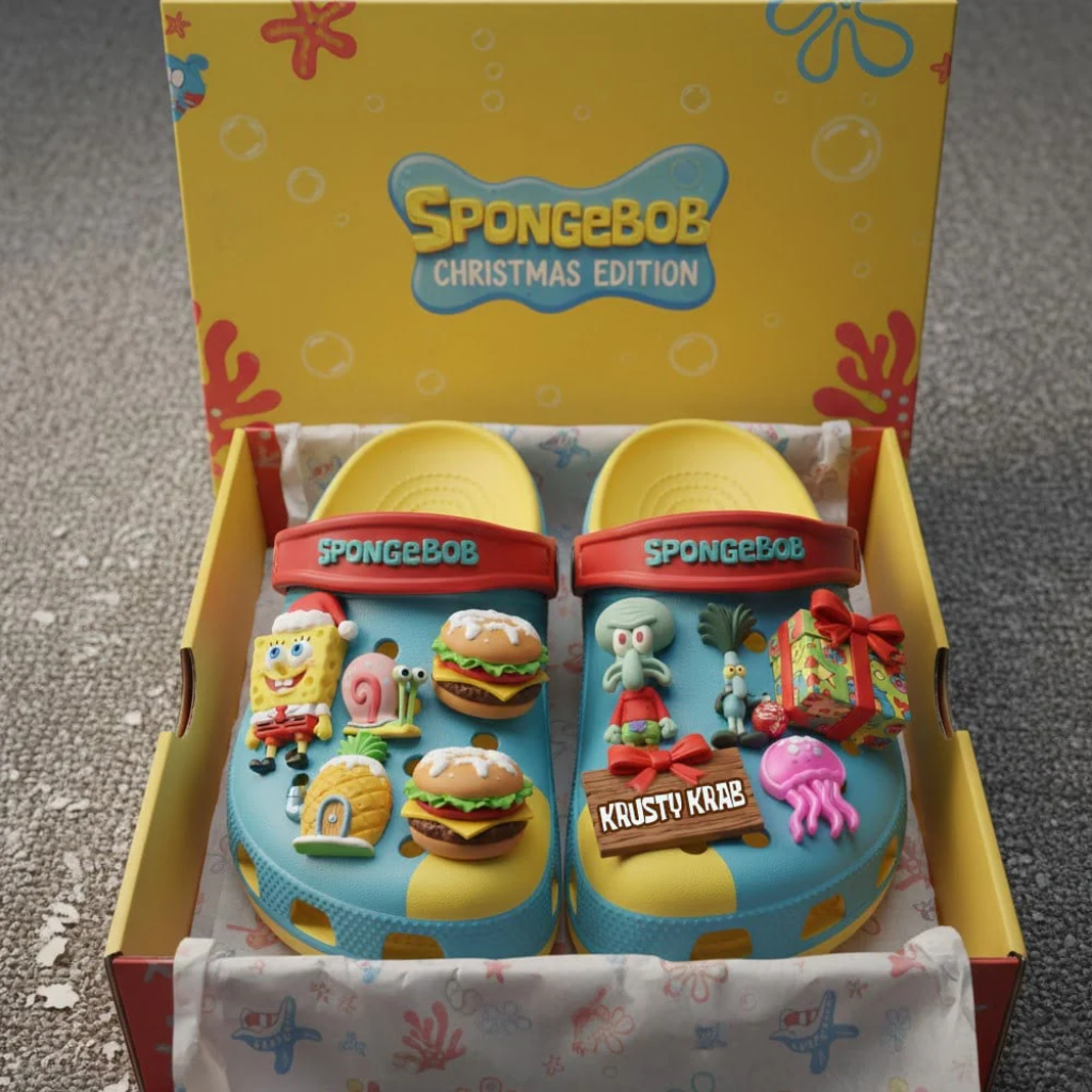 HOT Spongebob Crocs Charms