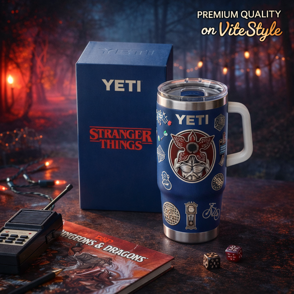 HOT Stranger Things Tumbler with Handle