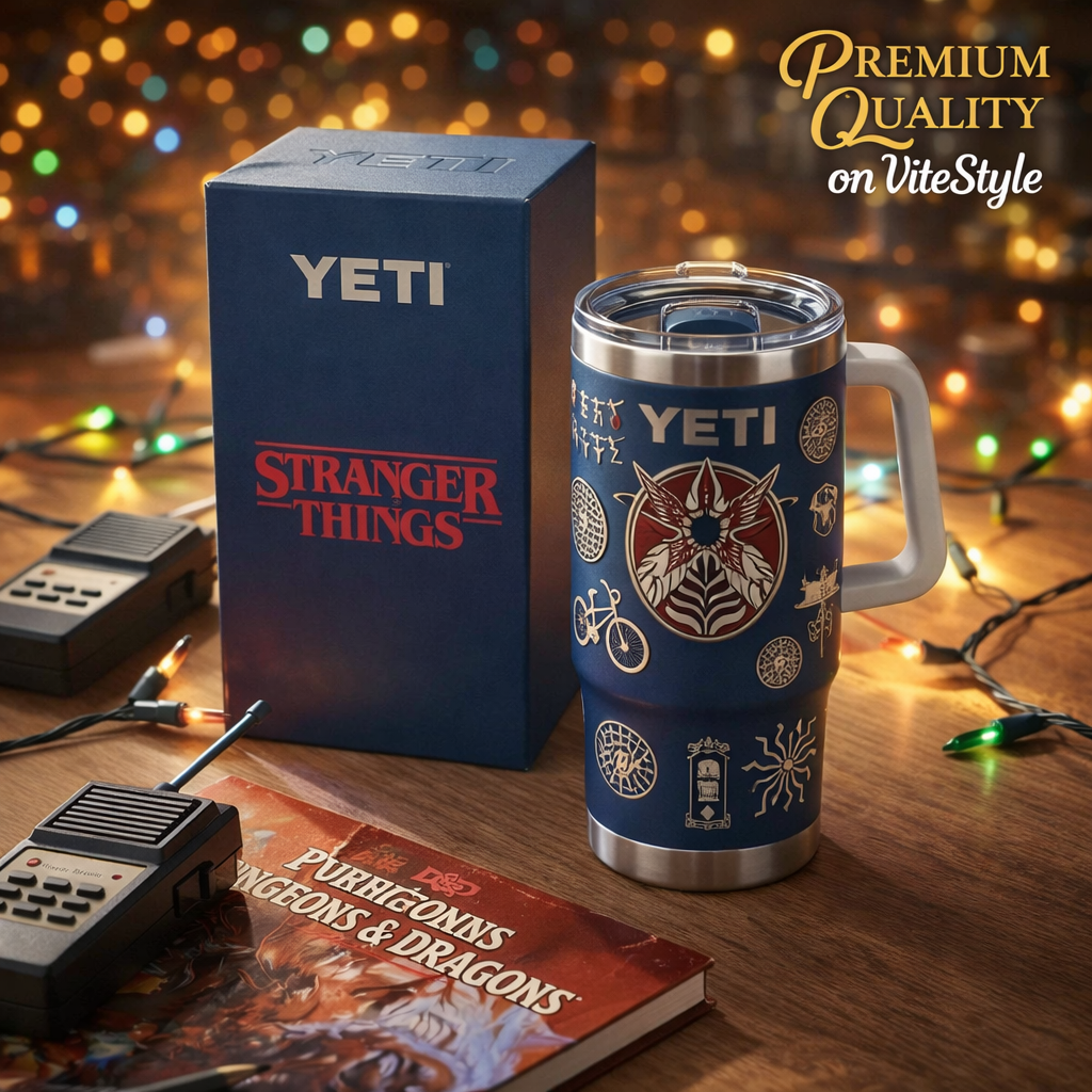 HOT Stranger Things Tumbler with Handle