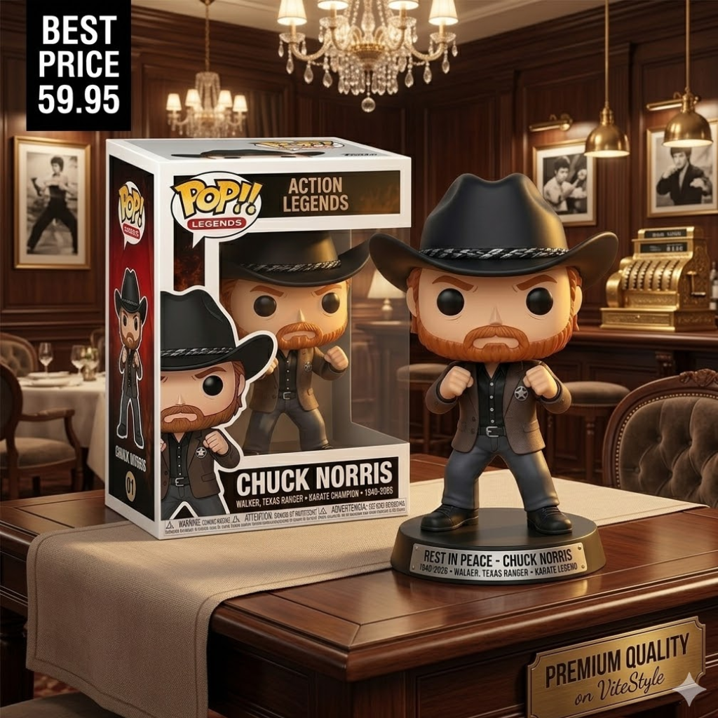 Walker Texas Ranger Chuck-Norris Pop! Figure Doll
